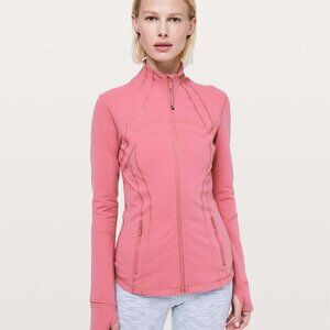 LULULEMON Define Jacket Luon Cherry Tint Pink Size 6 Full Zip FLAWS GUC